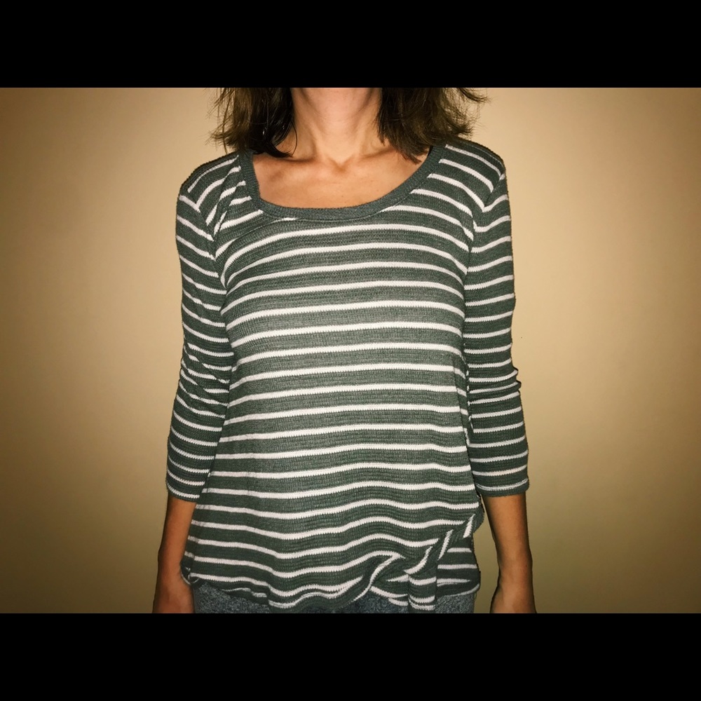 Striped long sleeve shirt